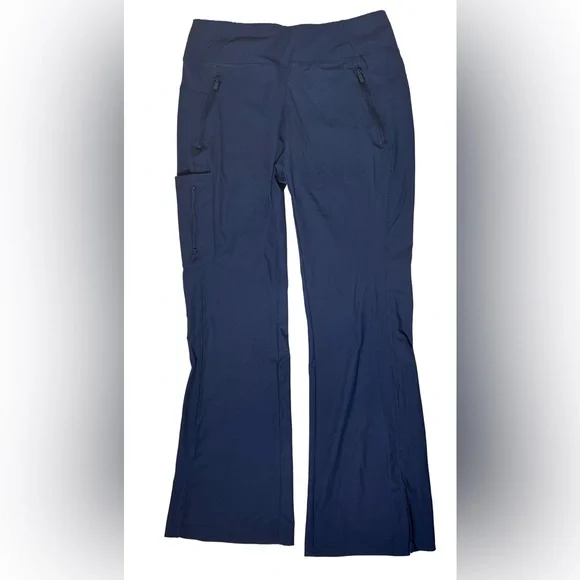 Grey's Anatomy Edge Navy Blue Flare Leg Cargo Scrubs - Picture 4 of 11